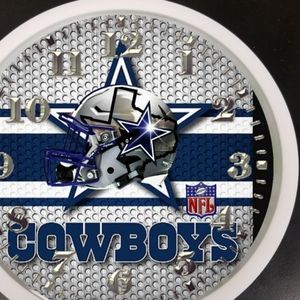 COPY - Dallas cowboys led lights clock